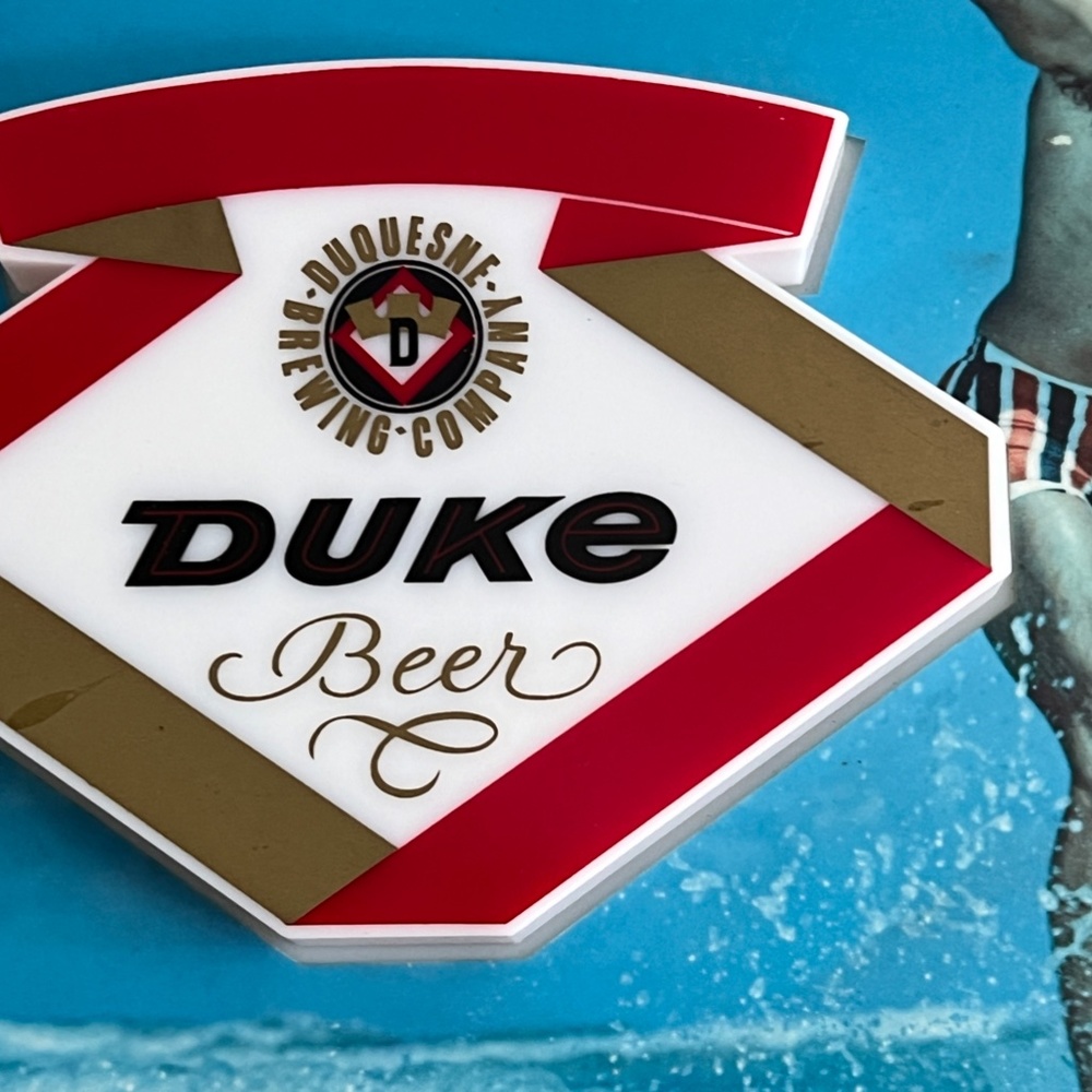 Duke Illuminated Transparency Sign Surfer Motif - Picture 11 of 11